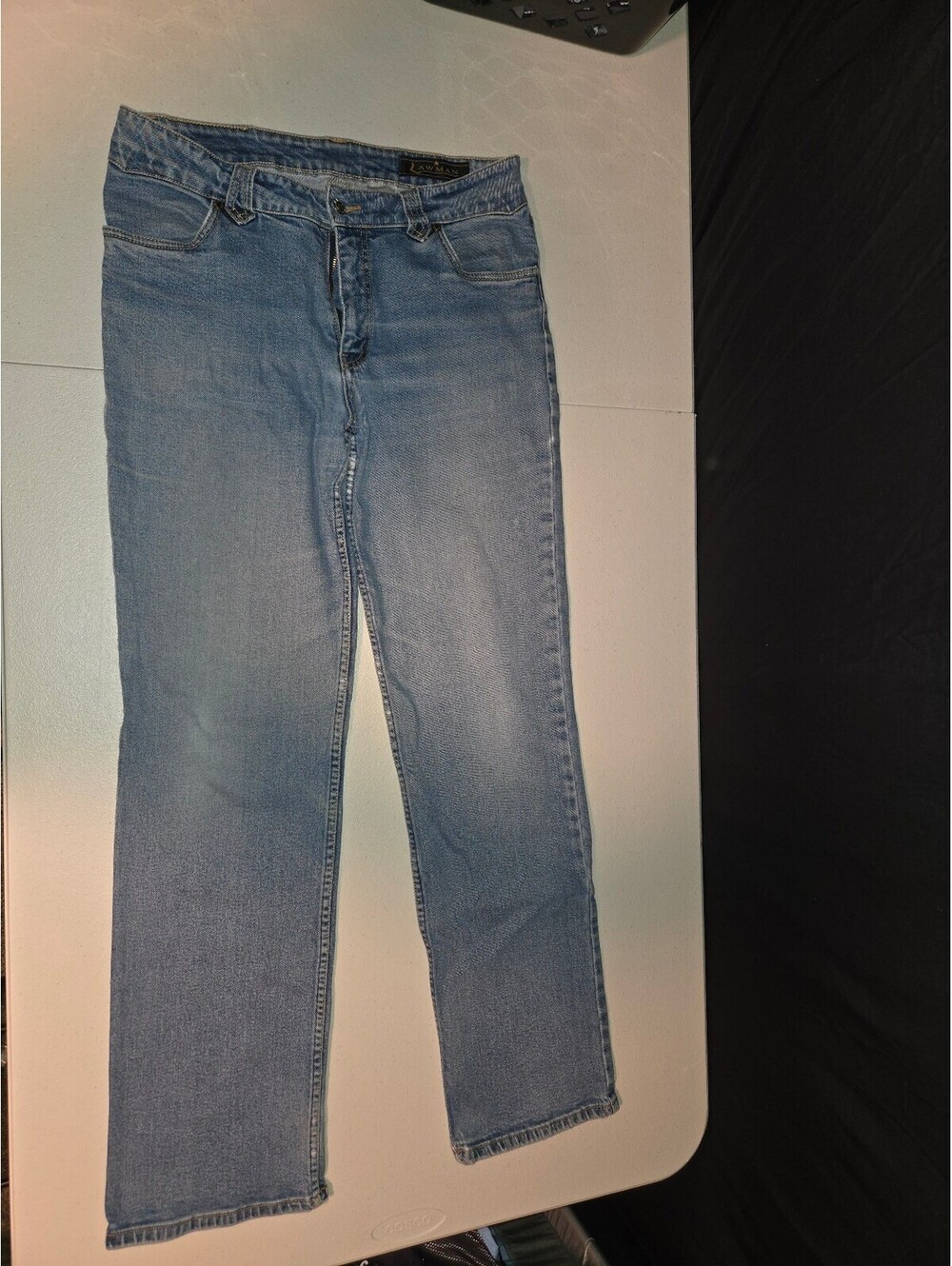 Lawman Western Light Blue Denim Jeans Size 32